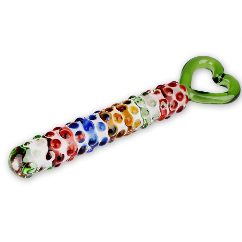 Стеклянный стимулятор ребристый GT-06 