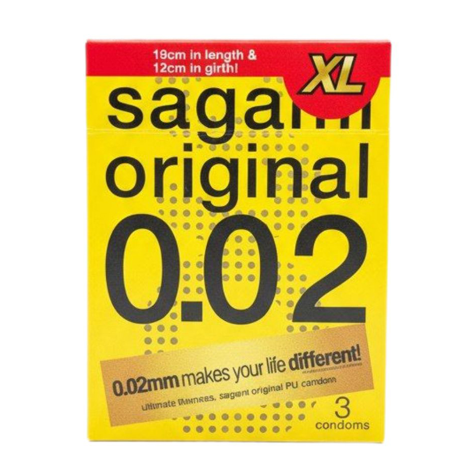 Презервативы Sagami Original 002 Extra Large полиуретановые, огромные XXL  3 шт