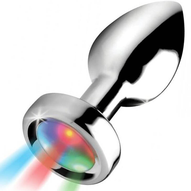 Анальная пробка светодиодная, 8,5 см, 3,5 диаметр, MT-34-M 