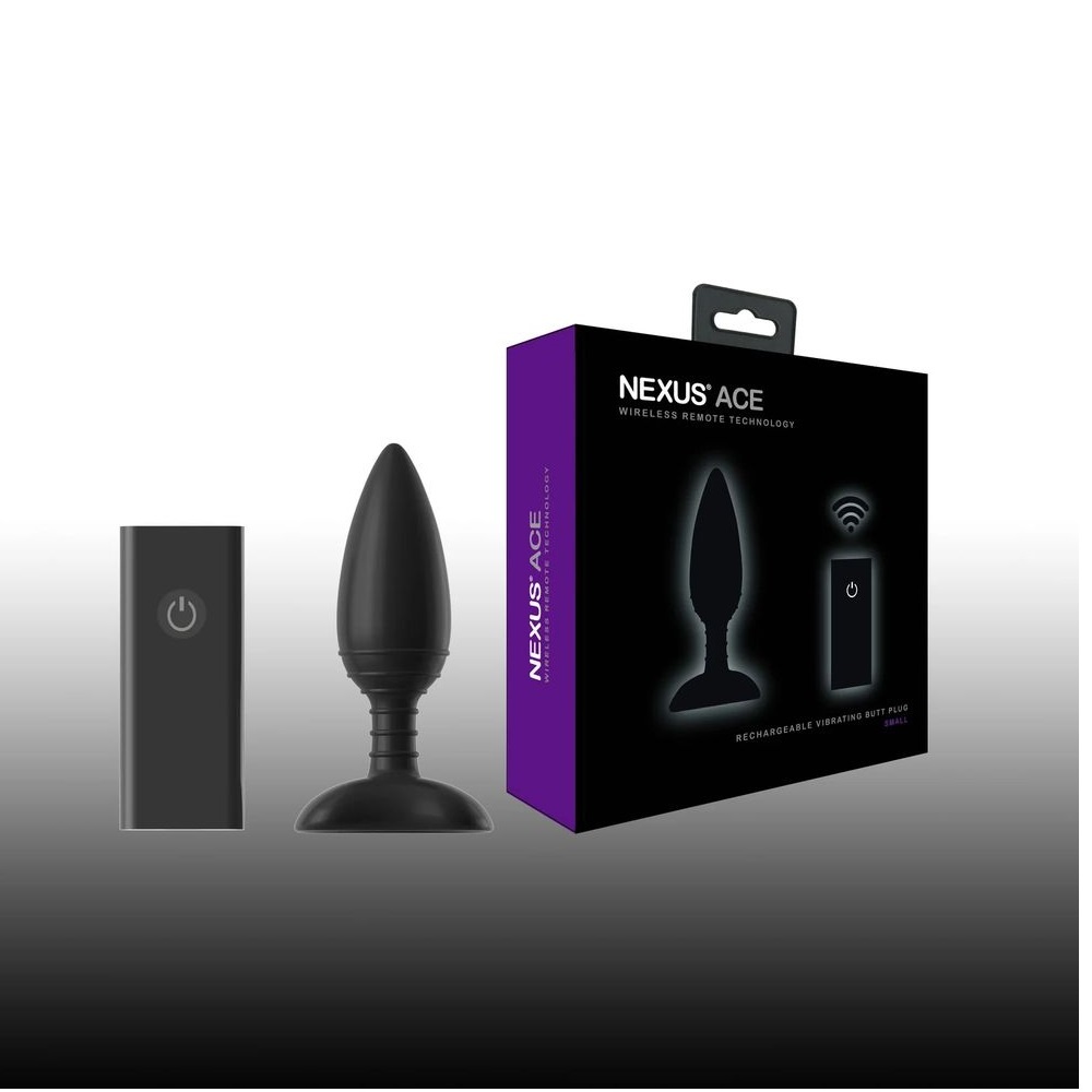 NEXUS Вибровтулка Ace S анальная черная с пультом