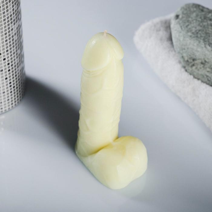 Свеча фигурная " Фаворит" 12см молочная, 85гр