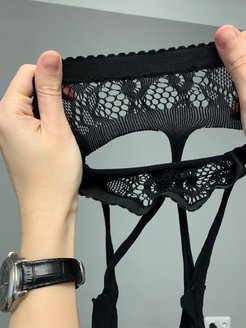 Чулки с имитацией пояса