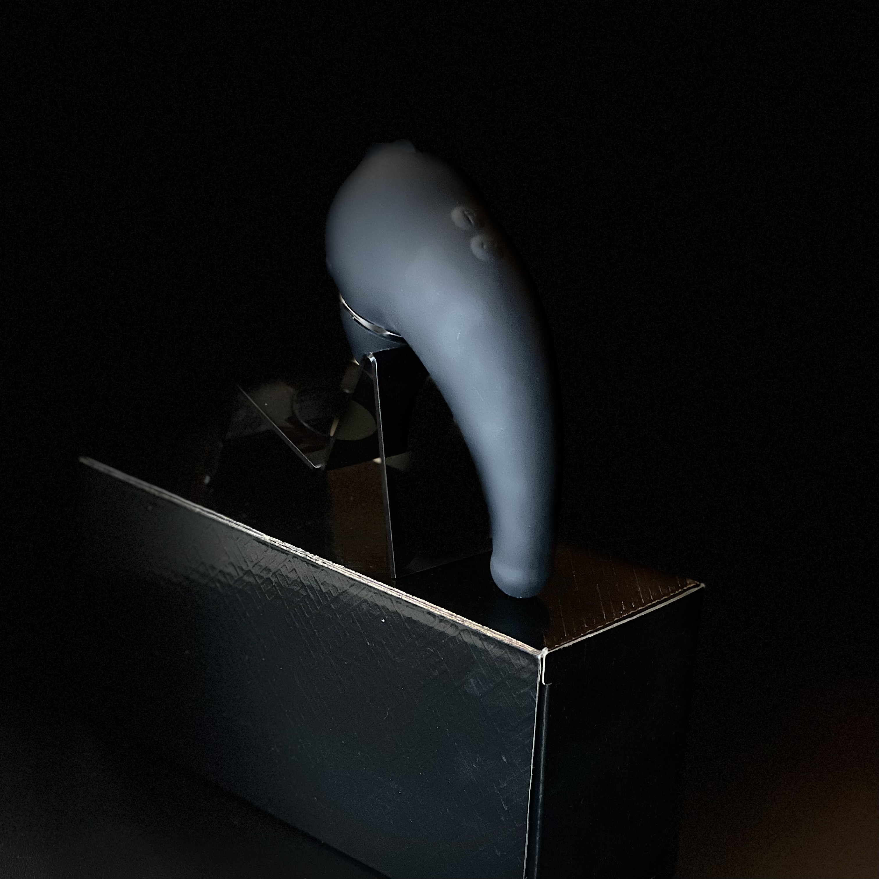 Вакуумный стимулятор 2в1, черный, GSV-67 