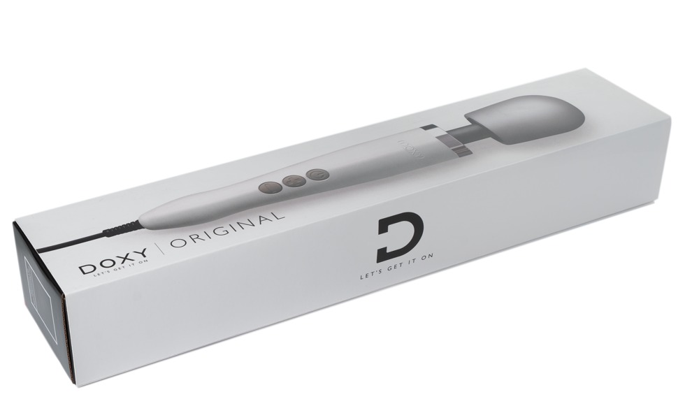 Вибратор-вонд микрофон DOXY Original белый мощный стимулятор клитора вибромассажер клиторальный