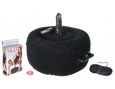 FFS Подушка надувная со встроенным вибратором Hot Seat Black 