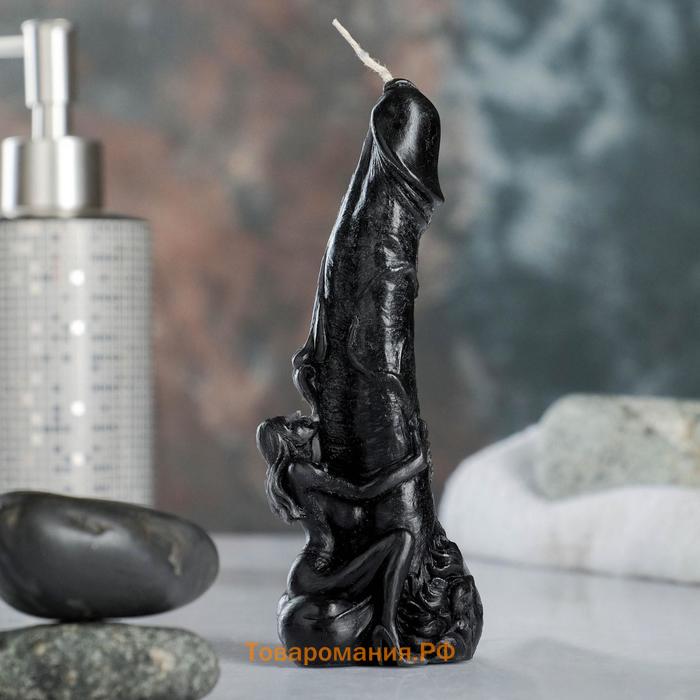 Свеча фигурная "Удержание" черная 70гр