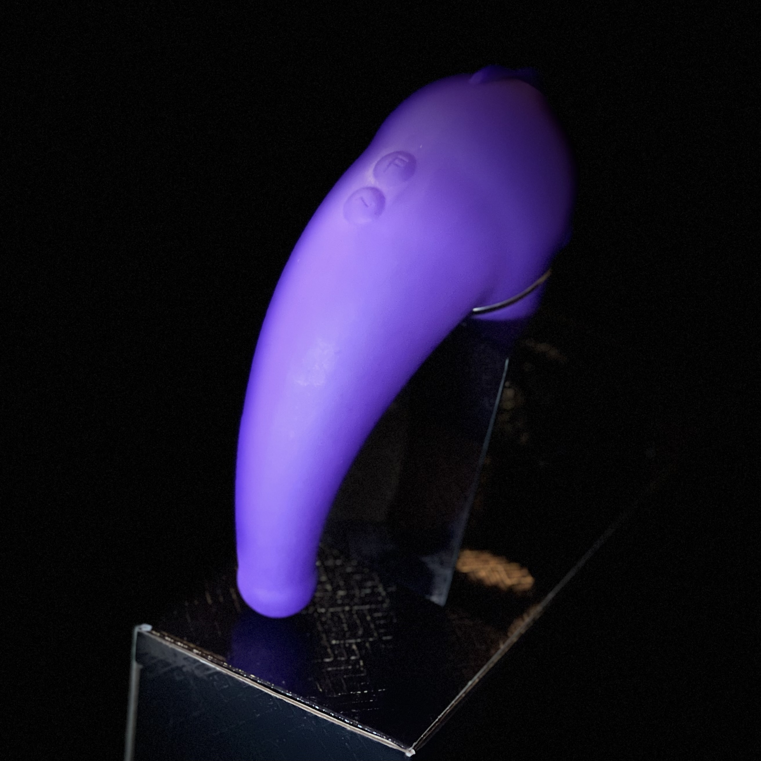 Вакуумный стимулятор 2в1, фиолетовый, GSV-67 