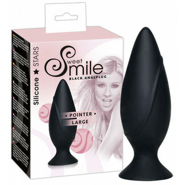 SMILE  Анальная втулка Pointer черная S
