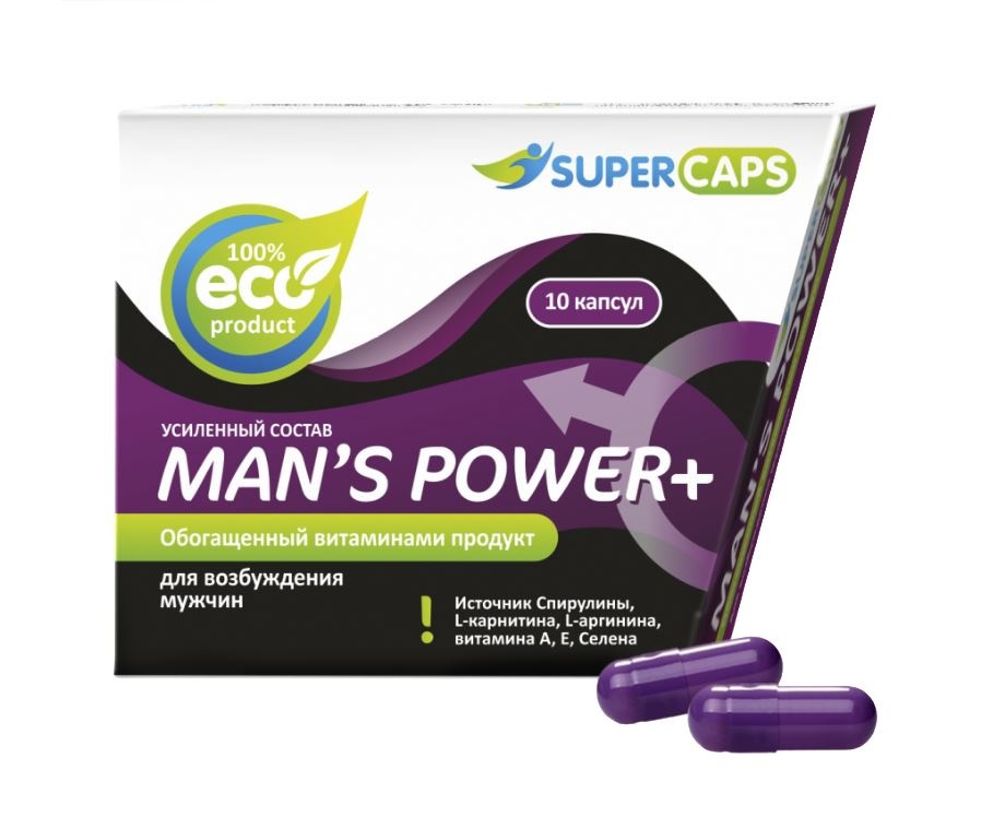 Средство возбуждающее Man's Power plus 10 капсул 