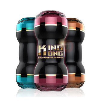 Большой реалистичный мужской мастурбатор 19-22см KING-KONG рот-попа, FC-16-A 