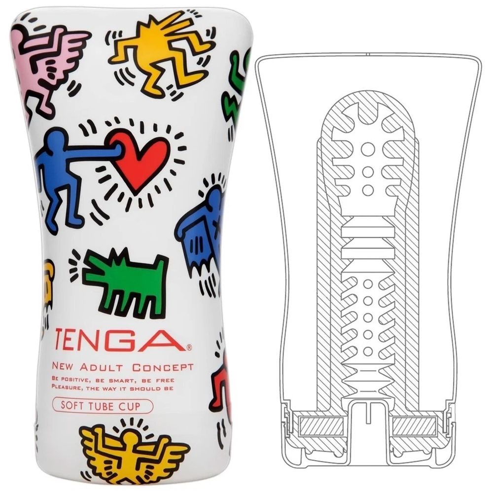 TENGA Мастурбатор Keith Haring Soft Case Cup