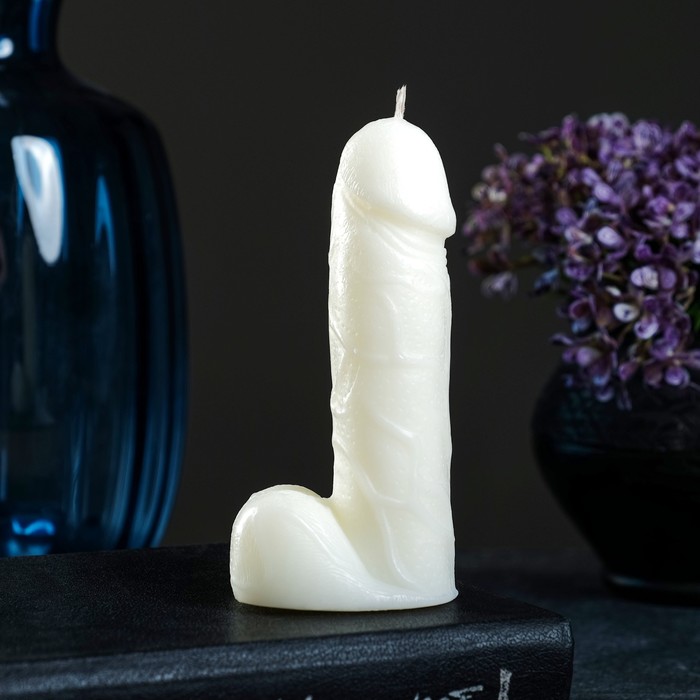 Свеча фигурная " Фаворит" 12см молочная, 85гр