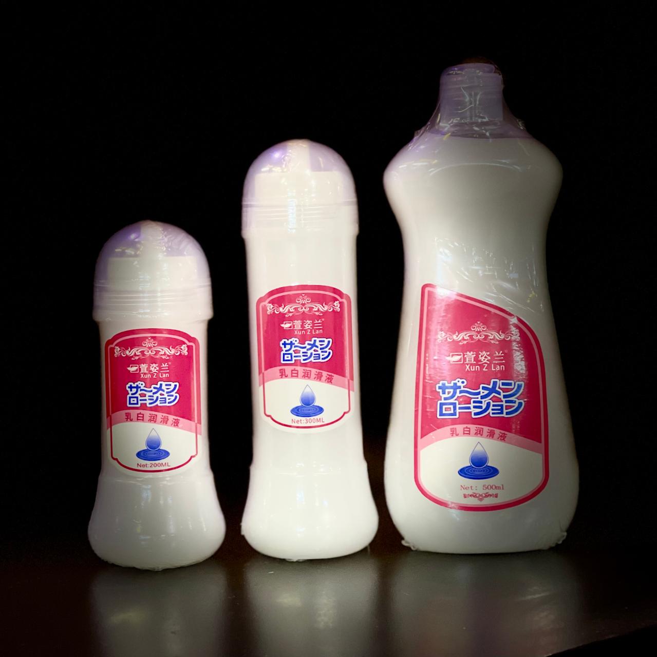 Лубрикант имитация спермы 500 мл. / белая вязкая смазка на водной основе