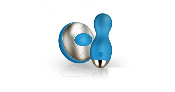 Вибро шары Кегеля с пультом, бирюзовые, VE-09-B 