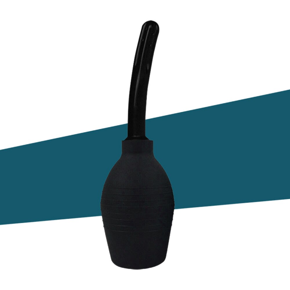 Анальный душ груша, черная, ET-01  XXL