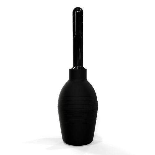 Анальный душ груша, черная, ET-01  XXL