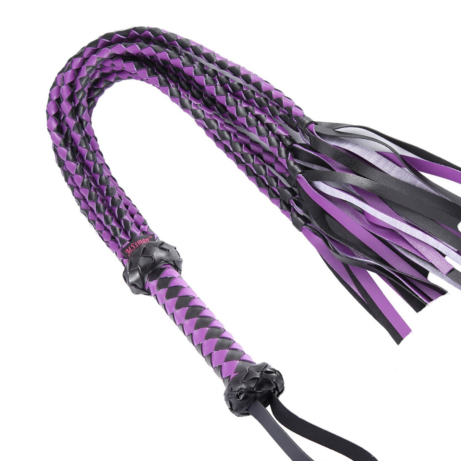 Флоггер черно-фиолетовый 8 хвостов BK-17 