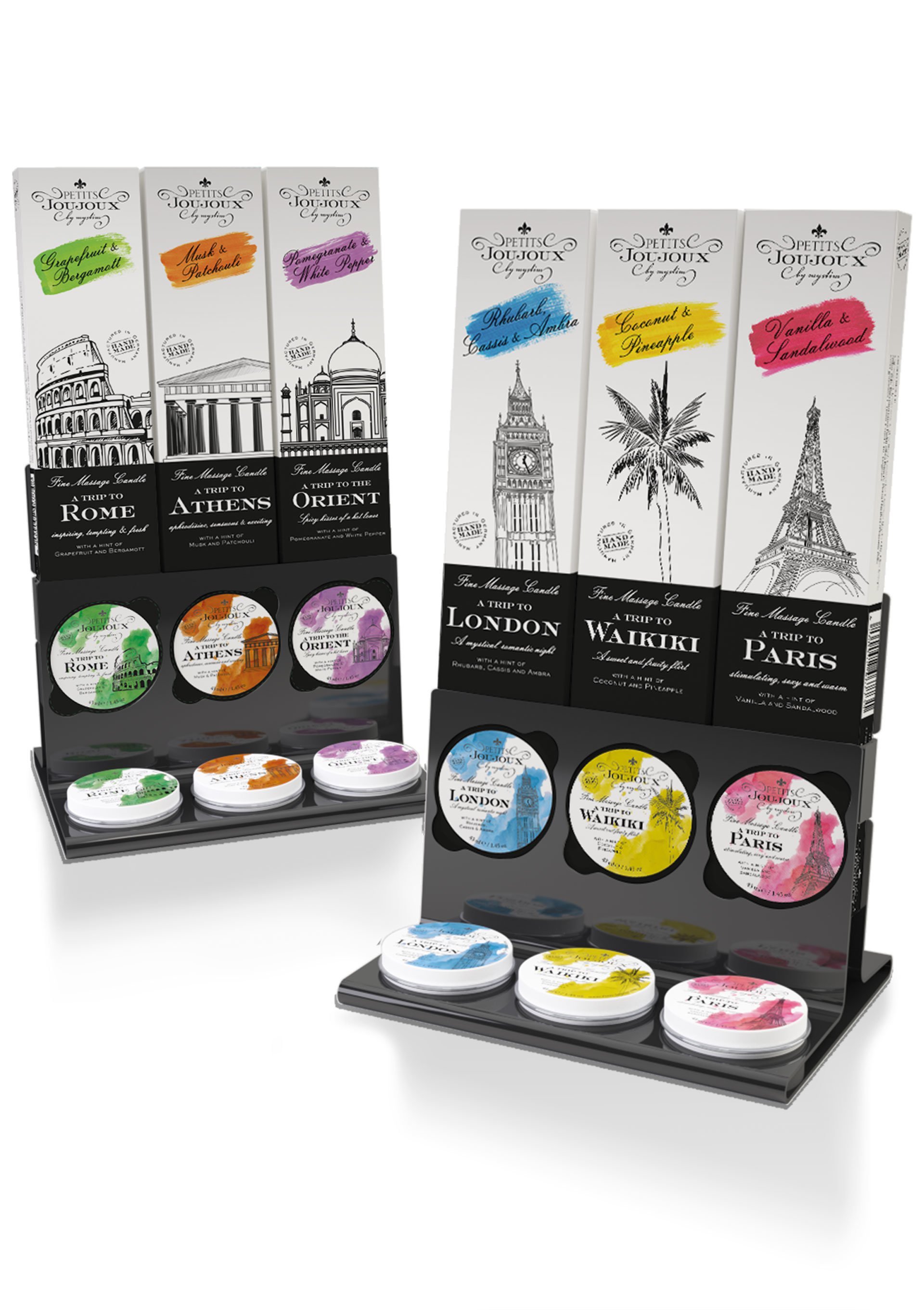 PETITS JOUJOUX LONDON REFILL Набор из 5 свечей 33 гр. 