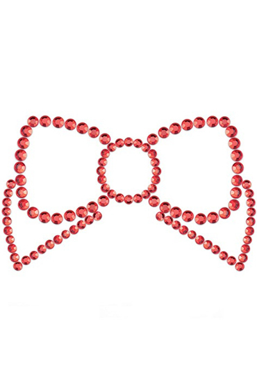 Bijoux Indiscrets Украшение на грудь Mimi Bow красное 