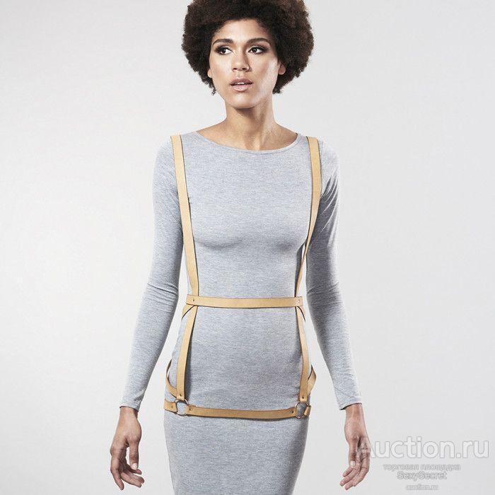 Bijoux Indiscrets Упряжь MAZE- Arros Dress коричневая 