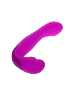 Pretty Love Безремневой силиконовый вибрострапон Beau - 20 см, темно розовый, GSV-108-B 