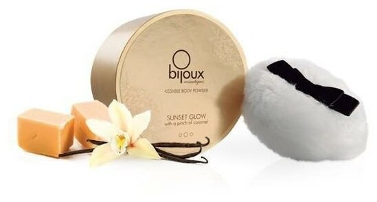 Bijoux Indiscrets Пудра для тела Sunset Glow Powder соленая карамель 