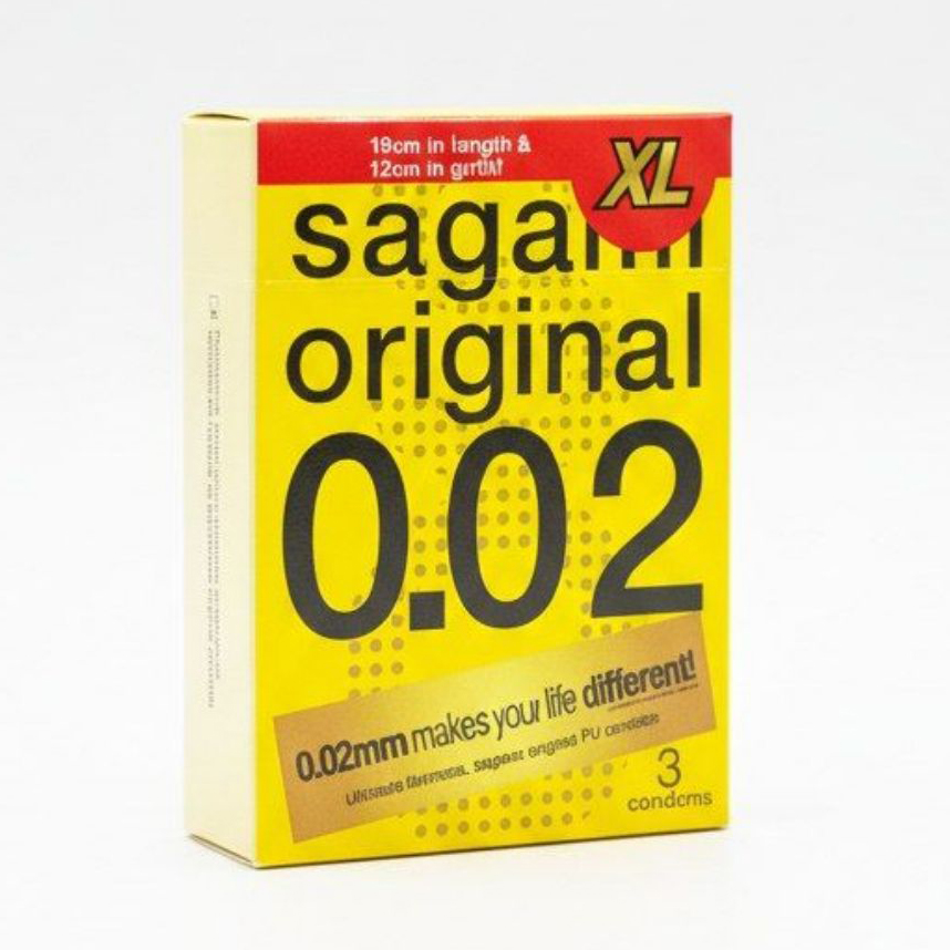 Презервативы Sagami Original 002 Extra Large полиуретановые, огромные XXL  3 шт