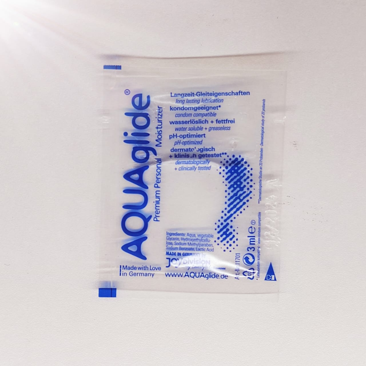 JoyDivision AQUAglide Гель-смазка саше 